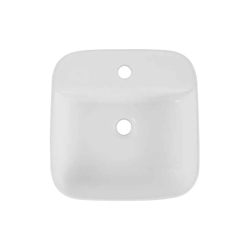 Ceramic Countertop Wash Basin Bathroom - Stain- Finish White Sink Functional And Stylish