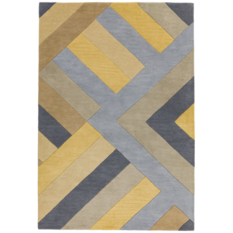 Simeon Abstract Wool Hand Tufted Area Rug