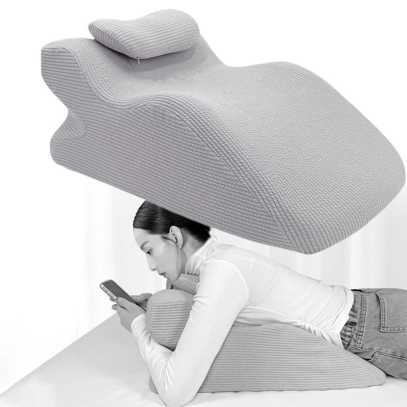 2-in-1 Multifunctional Prone & Sleeping Pillow | Comfort Bed Cushion Support