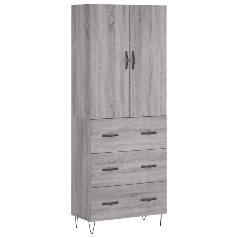 Nathanson 69.5cm Sideboard, Grey Sonoma