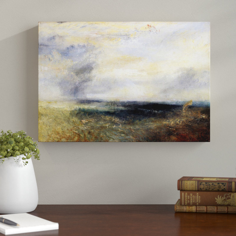 J.M.W. Turner - Wrapped Canvas Painting, 35cm H x 50cm W