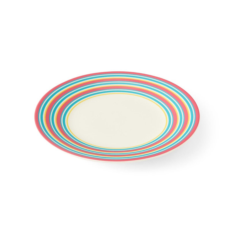 Calypso Stripe Salad Plate