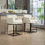Ensemble de 2 tabourets de bar à hauteur de comptoir, tabouret de bar moderne avec dossier et accoudoirs-1184150456