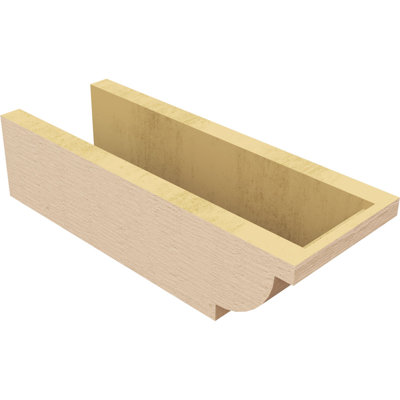 Queue de chevron Alpine Woodgrain TimberThane, brun clair apprêté
