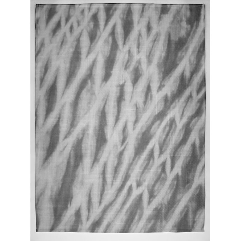 Schumann Plain Weave / Muslin Throw Blanket, Grey