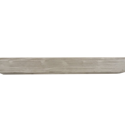 72" Home Decor Wall Shelf - Rustic Wood Fireplace 9" Thick Object