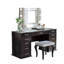 Ensemble de meuble-lavabo 1Pc avec tabourets rembourrés Glam Style 8Mm
