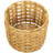 Set Of 2 Wood-Tone Open Fishtail Water Hyacinth Baskets With Built-In Handles15.75"