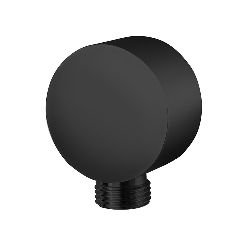 Round Thermostatic 3 Ways (shower Head, Body Jets & Handshower with Bar) in Black