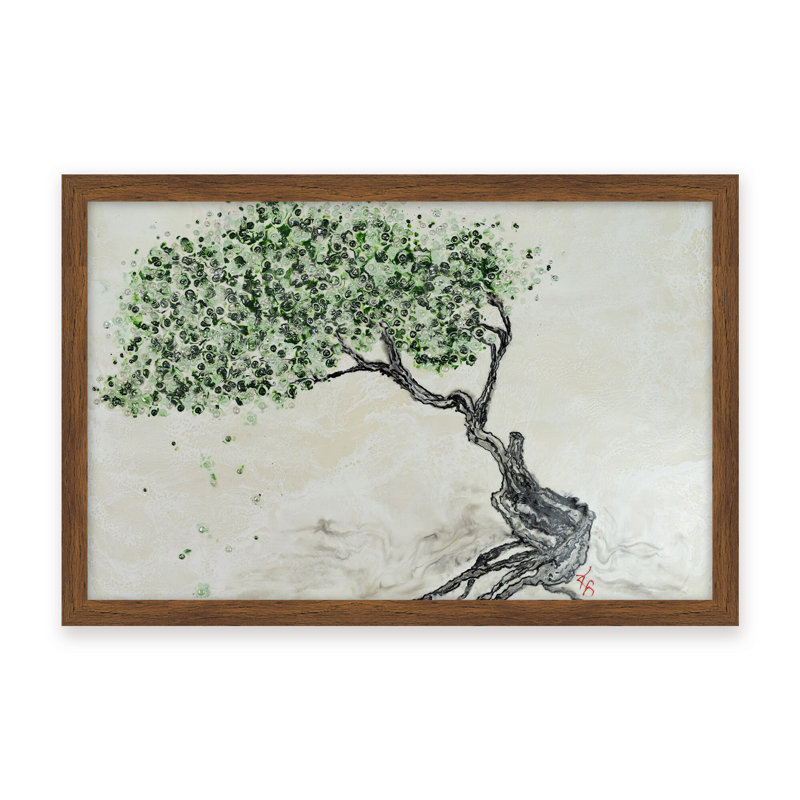 Nature Inspired "Fleeting Spring" Canvas Wall Art By , 12" H x 16" W, Framed Canvas, Beige