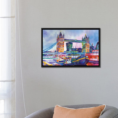 «Sunset In London II» par Maja Wronska, impression sur toile