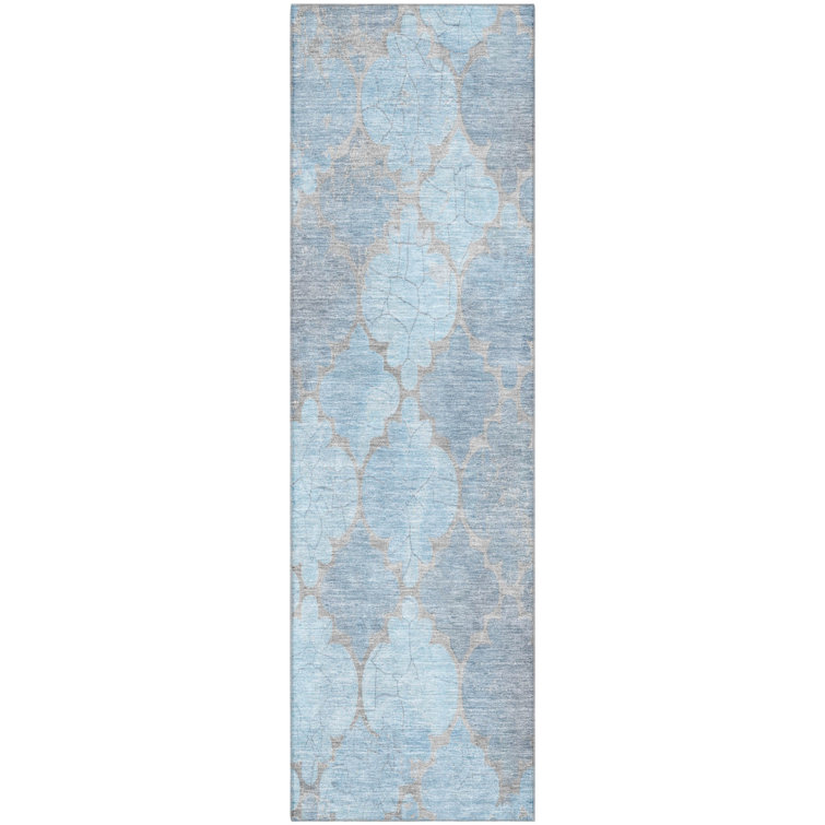 Premium Machine Washable Otte AMF1784 Damask Rug