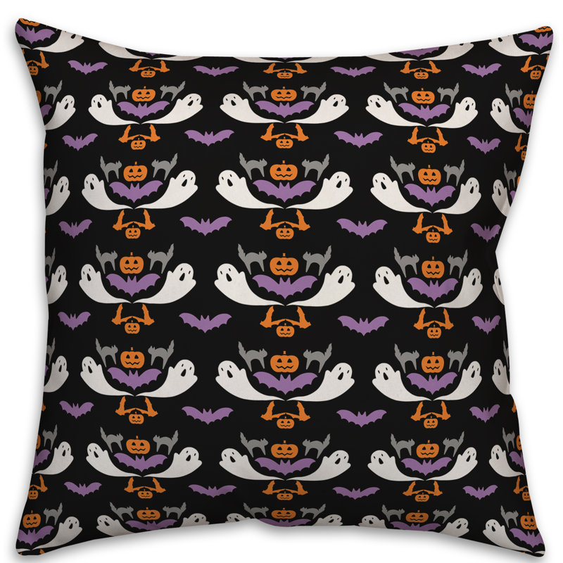  Coussin Halloween, 20 po x 20 po, Utilisation intérieure/extérieure
