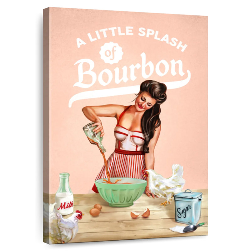 Tergel Bourbon Chickens Pin-Up, H 45 po x l 30 po