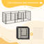 79cm 8 Panels Heavy Duty Puppy Play Pen for Small Medium Dogs 79Hcm