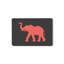 Tapis de bain Red Elephant Silhouette pour salle de bain, 16 x 24