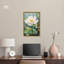 «My Flower Canvas», art mural abstrait floral bleu par Art Remedy-104628317-104628310