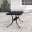 Table basse en aluminium Polebridge