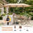 6-Person Rectangular Patio Dining Set With Umbrella & Textilene Stackable Chairs-1060719501