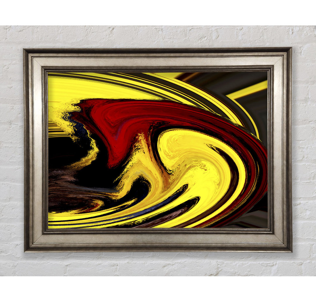 Gerahmtes Wandbild Yellow Energy