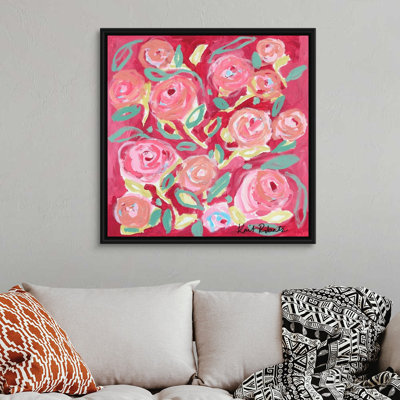 «Blooming in Rose» par Kait Roberts - reproduction d'art sur toile