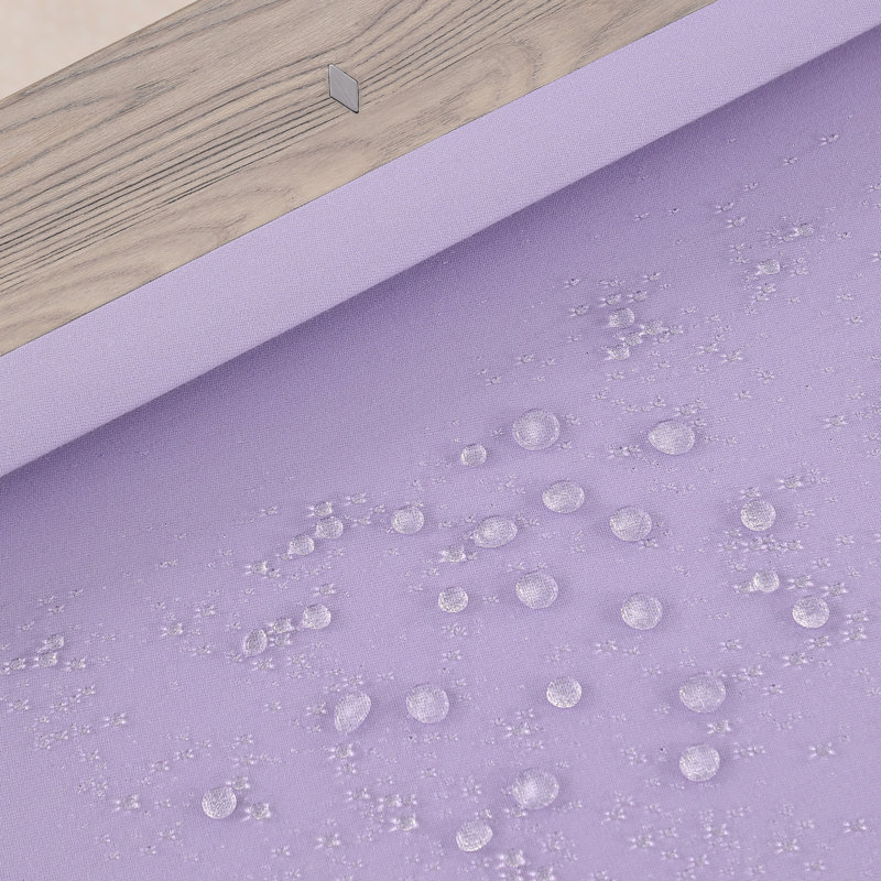 Table de billard en ardoise avec plateau de salle à manger Olivia, 7 pi, Gris cendré, Eau mauve clair