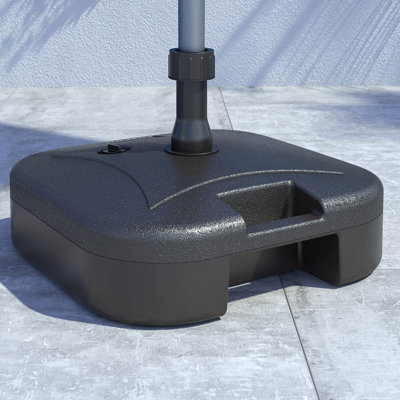 Helland 4 Lb. Plastic Free Standing Umbrella Base