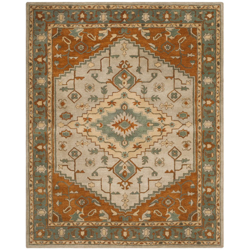 Cranmore Hand Tufted Wool Oriental Rug, Rectangle 9' x 12'