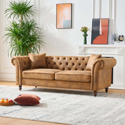 Canapé en tissu Chesterfield