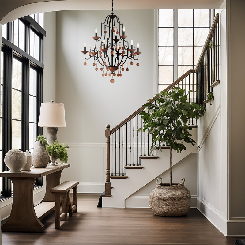 Etosha 9 - Light Dimmable Tiered Chandelier