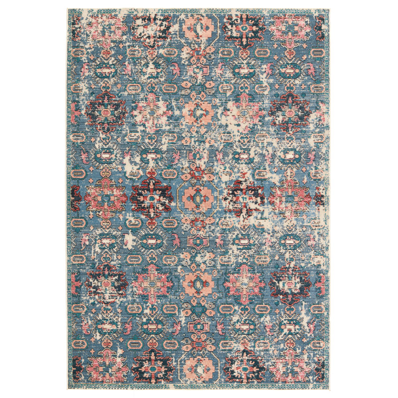 Forand Floral Indoor / Outdoor Rug, Rectangle 2'6" x 4'