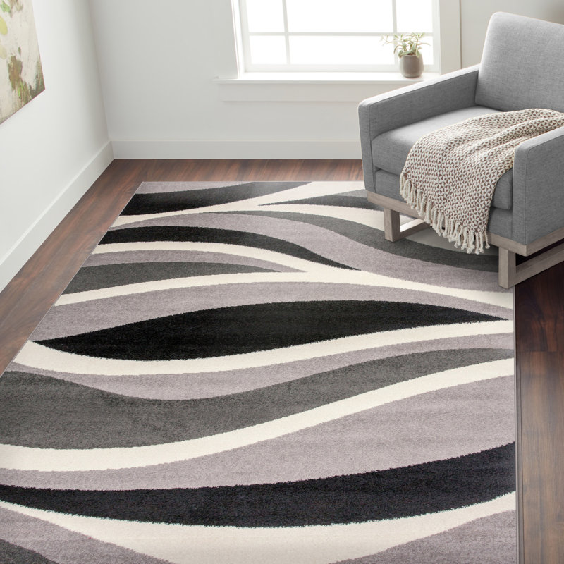 Abstract Indoor Rug, Runner 2' x 7'