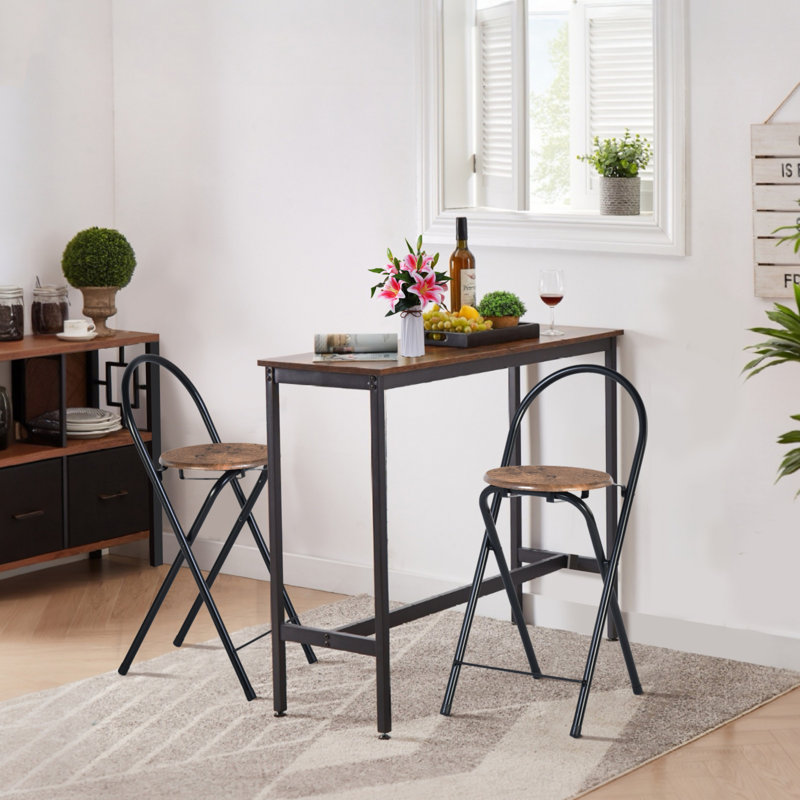 Aisah Counter Stool with Metal Frame