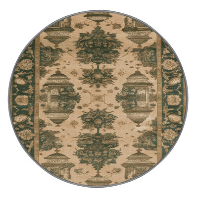 Tapis brun lavable à la machine