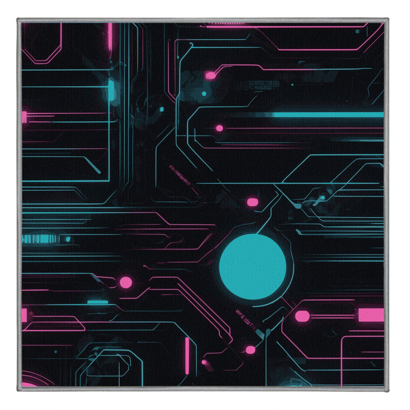 Velocity Glow Rug, Square 8'
