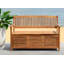 Outdoor Wooden Storage Bench-13643230