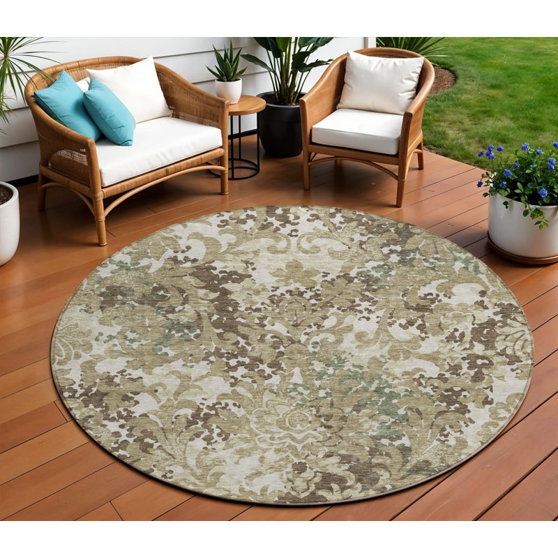 Tapis rond 8 po