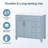 36" Bathroom Vanity With Sink, Freestanding Cabinet And Space-saving Storage-403723542