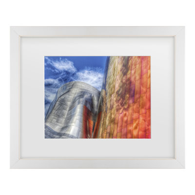 Bolog Osterhuber Gehry Architecture Seattle Washington USA Matted Framed Art