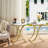 Round End Table Modern Small Coffee Table(Set of 2)