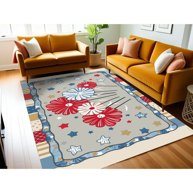 Tapis d'été Holiday The Aisle®, Rectangulaire 8 pi x 12 pi