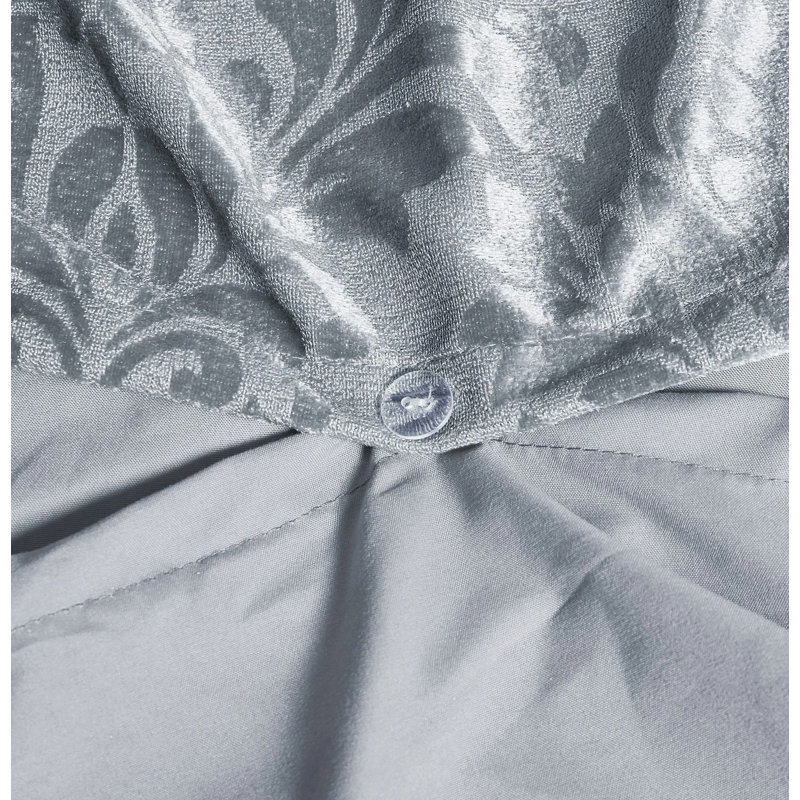 Emilia Duvet Cover Set with Pillowcases – Jacquard Damask Pattern, Luxury Textured Bedding Set, Double/King/Super King Sizes
