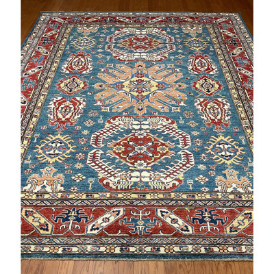 Tapis rectangulaire en laine 8 pi 2 po x 9 pi 9 po One-of-a-Kind