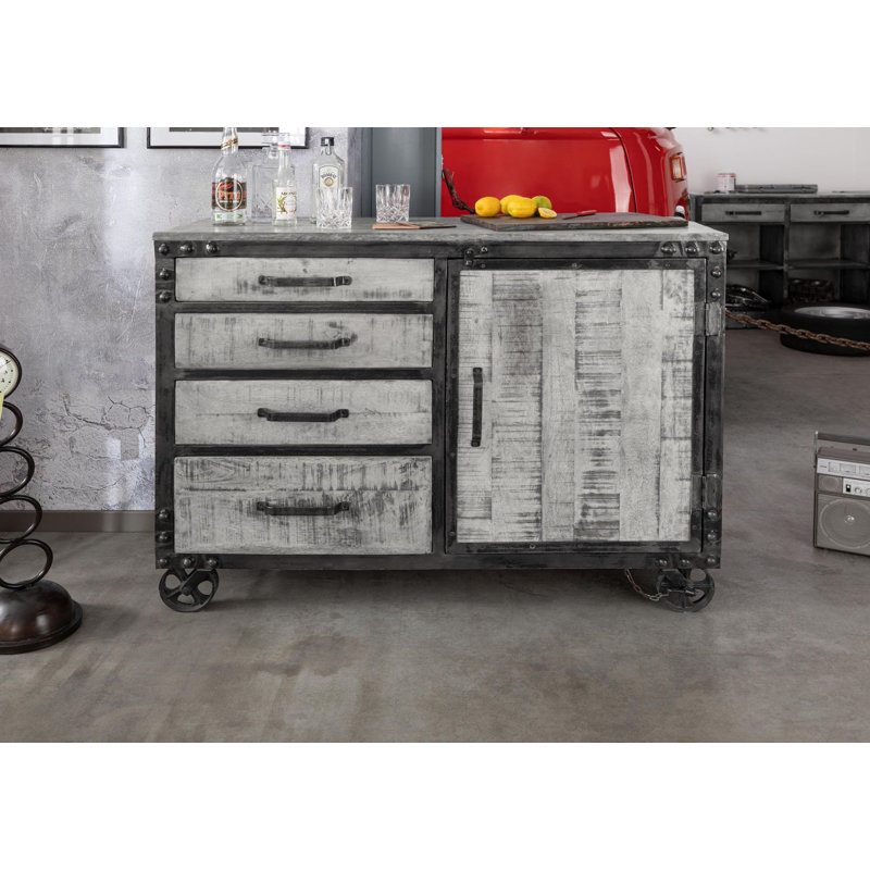 Heavy Industry 120cm Sideboard, Grey