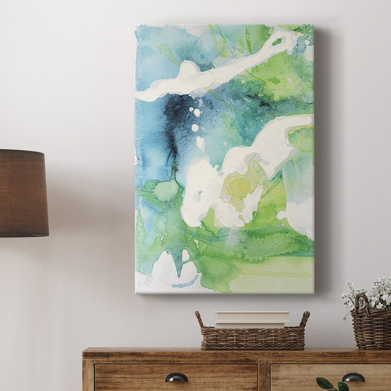 «Rising Above I», toile tendue avec châssis de qualité supérieure - prête à être accrochée, H 18 po x l 12 po x P 1 po