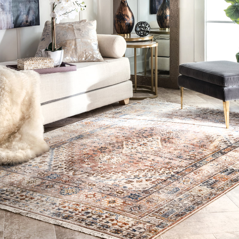 Roehl Oriental Brown Area Rug, Rectangle 2' x 3'