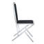 Chaises de salle à manger ergonomiques avec structure en métal et polyuréthane facile à nettoyer-721805559