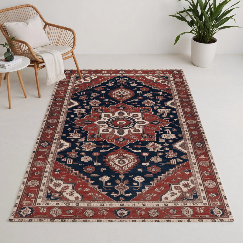 Tapis turc intérieur et extérieur brun, Rectangulaire 3 pi x 5 pi
