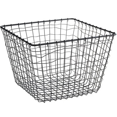 GET WB-305-MG Breeze 11" X 8" Square Metal Gray Storage And Display Basket 57C29DAD661E463787634FBE6EF7779C
