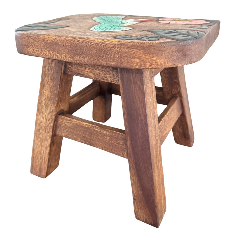 Etsuko Brown Animals Step Stool